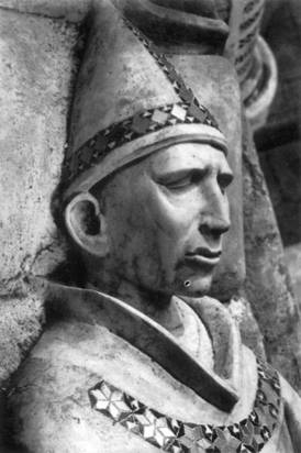 Pope Clement IV, ca. 1274 (Pietro Oderisi) (fl. 1260-1280) Basilica di San Francesco, Viterbo, LAZ